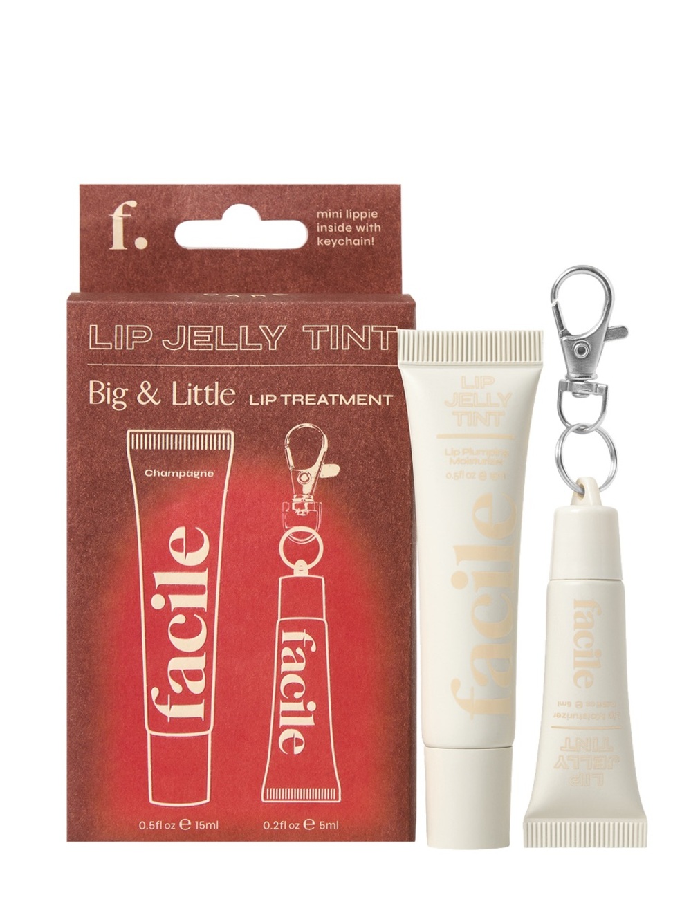 Facile NIB Big & Little Hydrating Glossy Peptide Treatment - Lip Treatment 2pc